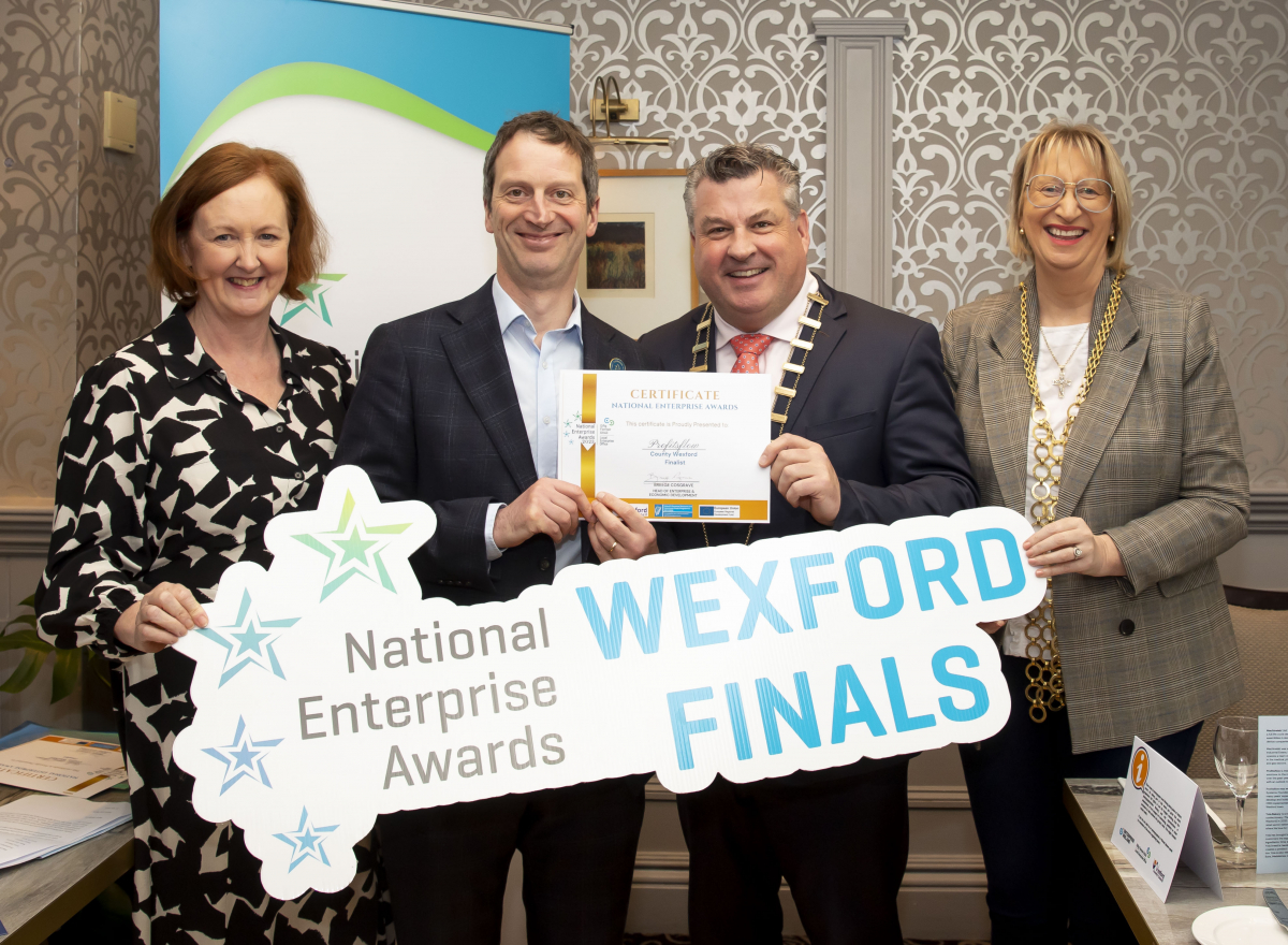 Profitsflow were Co. Wexford Runners Up at the National Enterprise Awards 2023