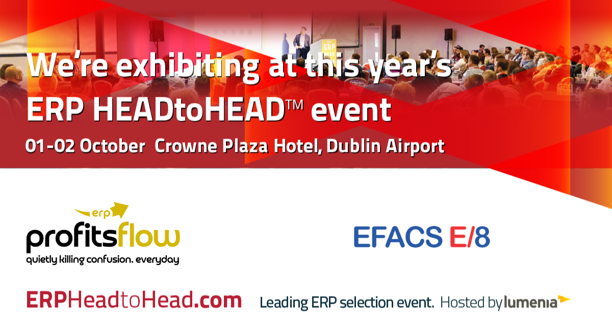 Profitsflow to Exhibit at ERP Head to Head 2024